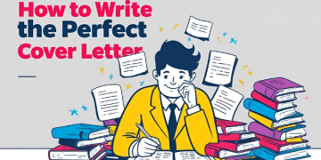 A poster about how to write the perfect cover letter