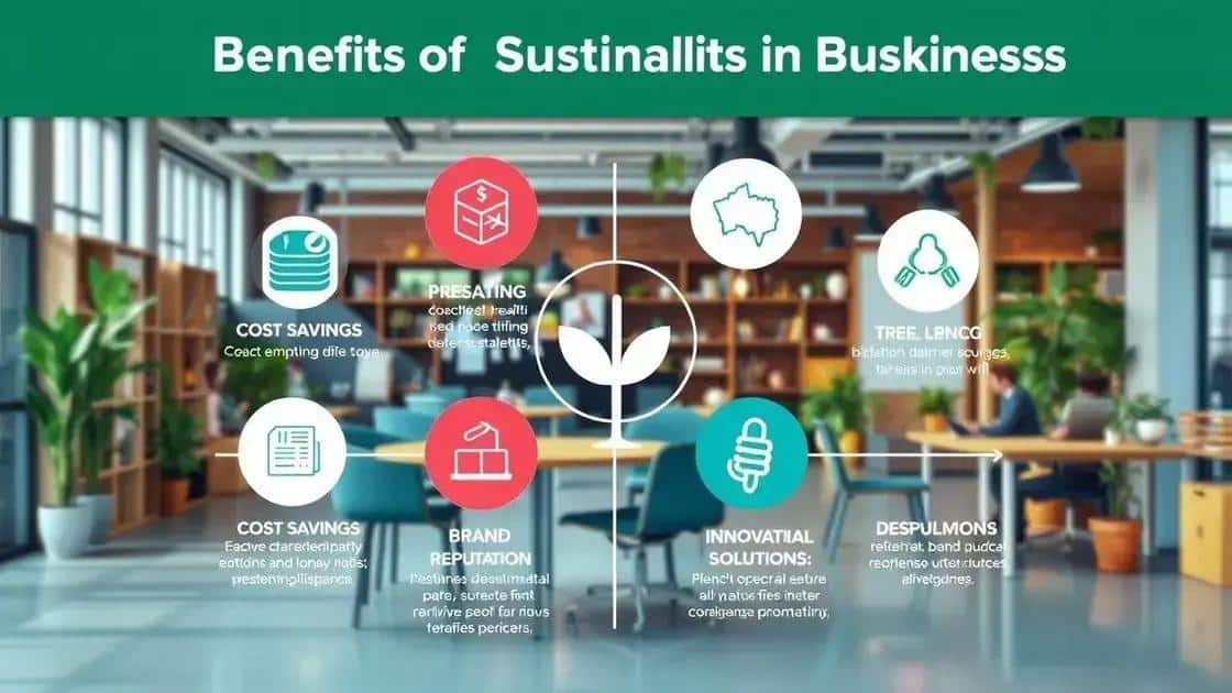 Key benefits of adopting sustainability