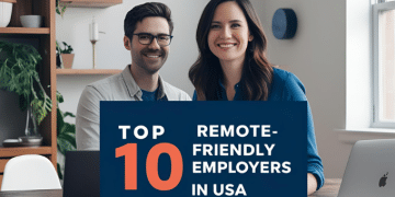 A poster for the top 20 remote-friiendly employers in USA