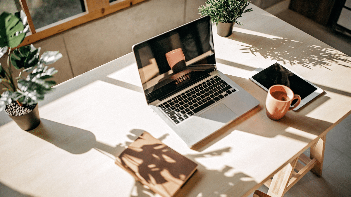 A productive home office